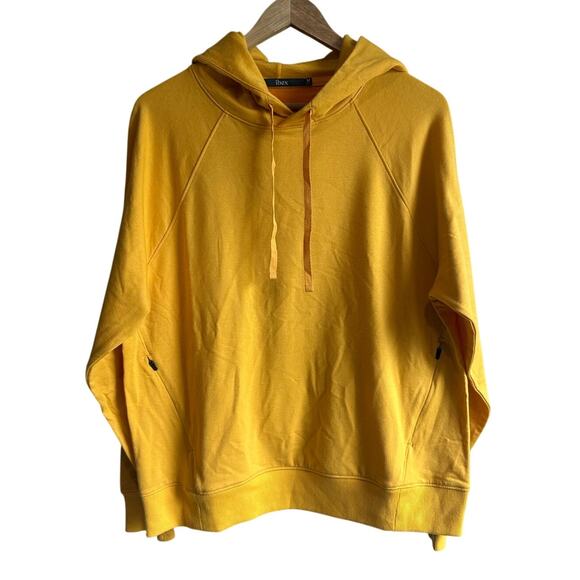 ibex Tops - Ibex Women's Tranquil Hoodie Sweatshirt Cotton Wool Blend M
